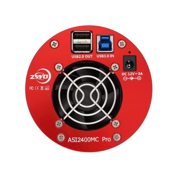 Cámara astronómica refrigerada ZWO ASI2400MC-PRO color
