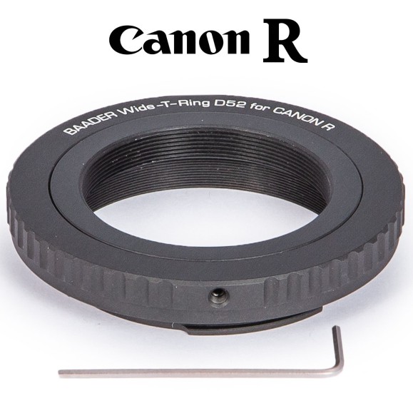 Anillo T2 de gran campo Baader Planetarium para cámaras Canon tipo R 