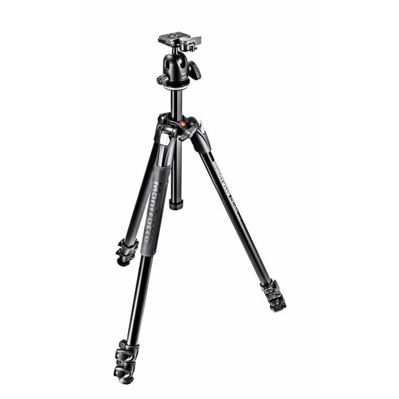 Kit Trípode Manfrotto 290 Xtra con rótula bola – Aluminio
