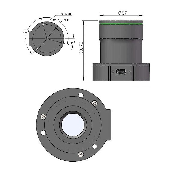 Buscador polar PoleMaster QHY con adaptador para EQ8