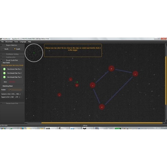 Buscador polar PoleMaster QHY con adaptador para EQ8