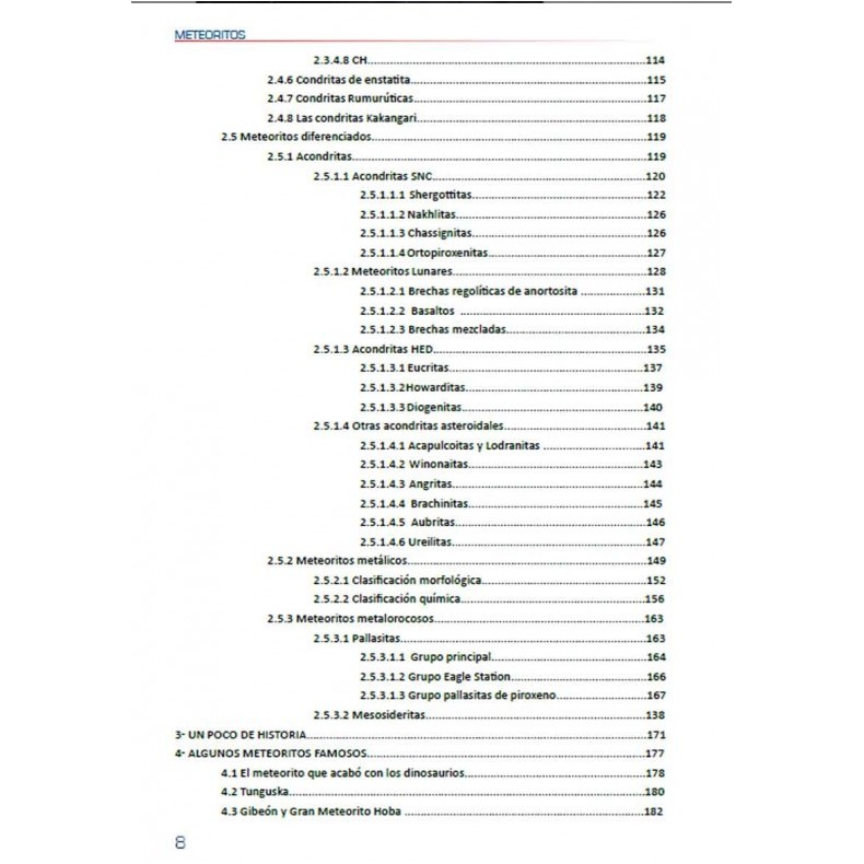 Libro Meteoritos. Introducción y guía... Libro Meteoritos. Introducción y guía...