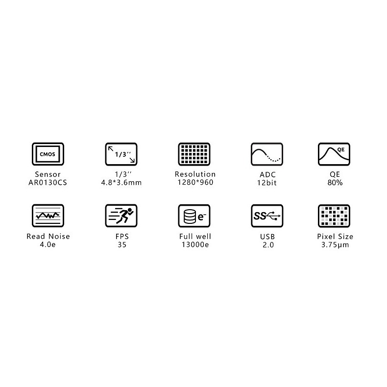 Cámara CMOS  Monocromática ZWO ASI...