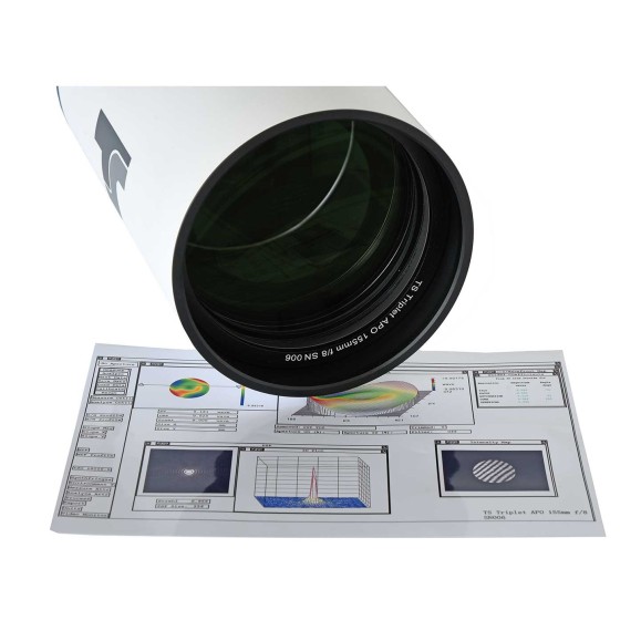 Telescopio TS Refractor APO 80mm Triplete f/6  CON CERTIFICADO