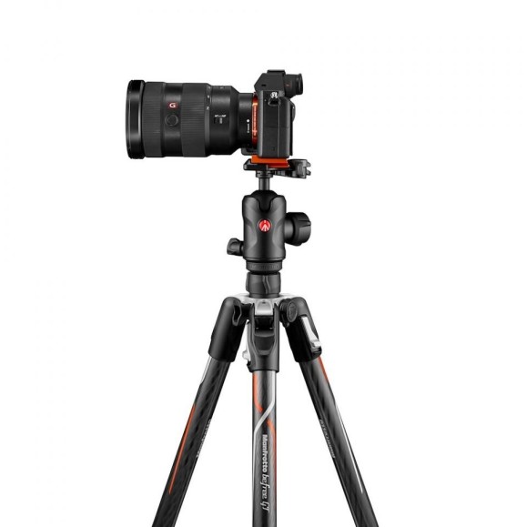 Tripode Manfrotto Befree GT carbono para cámaras Sony Alpha