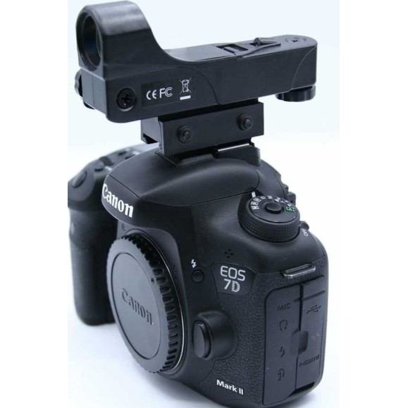 Adaptador de zapata Wega para buscador de puntos rojos en cámaras Canon