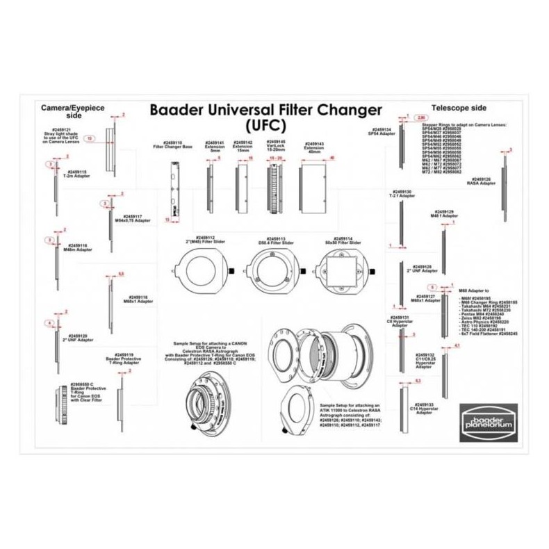 Portafiltros deslizante UFC para...