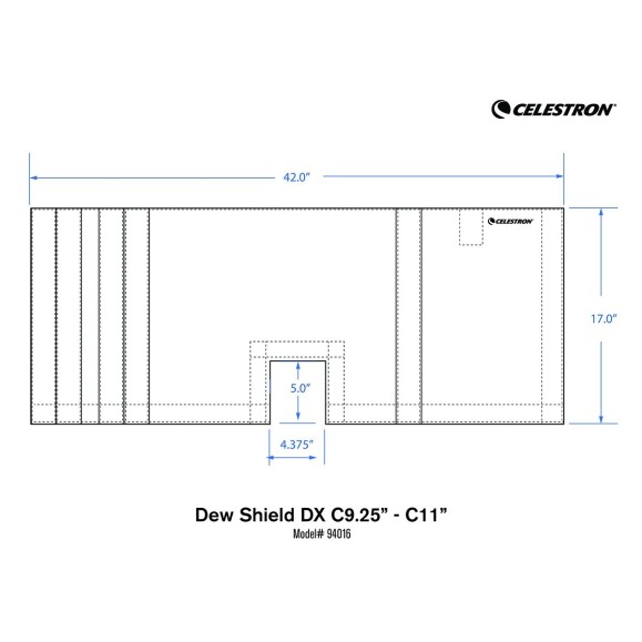 Parasol Celestron DX flexible para C9 1/4 y C11 94016