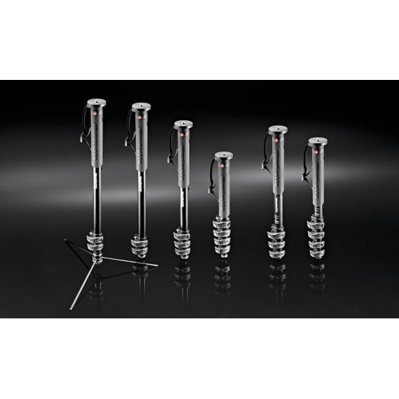 Monopié Xpro+ de 4 secciones en aluminio