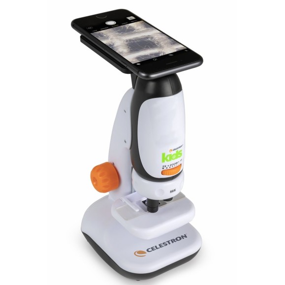Microscopio CELESTRON Kids con adaptador Smartphone