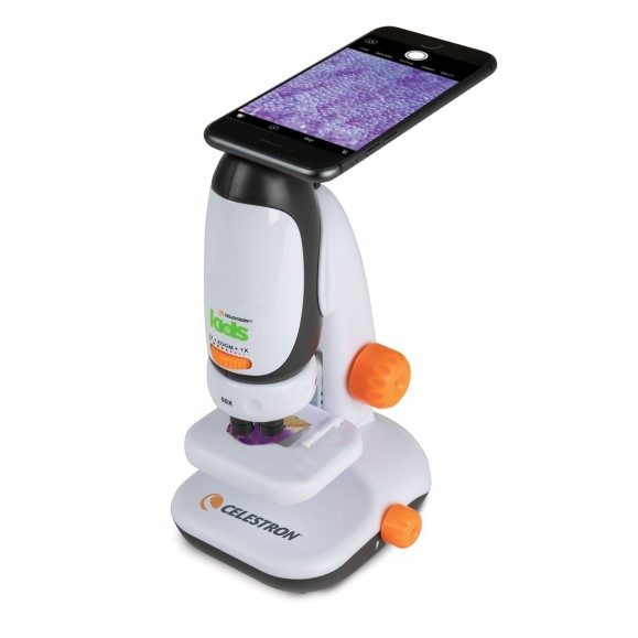 Microscopio CELESTRON Kids con adaptador Smartphone