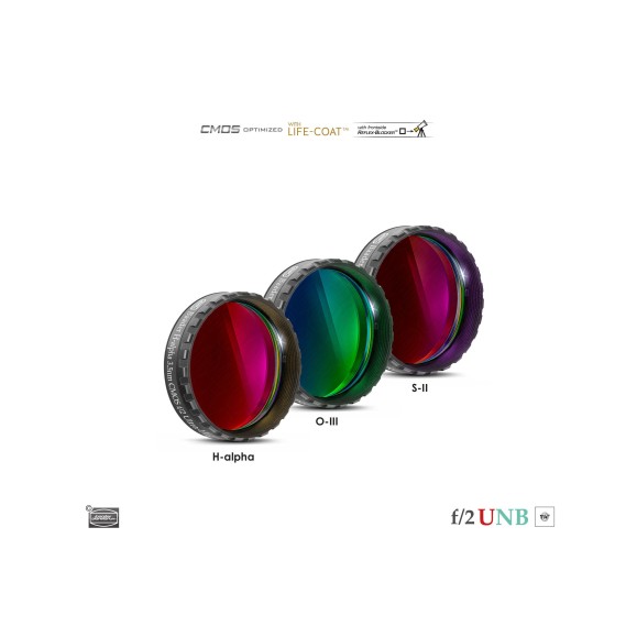 Set de 3 filtros Ultra Highspeed Ø 1¼" 3,5/4 nm Cmos Optimized Baader Planetarium