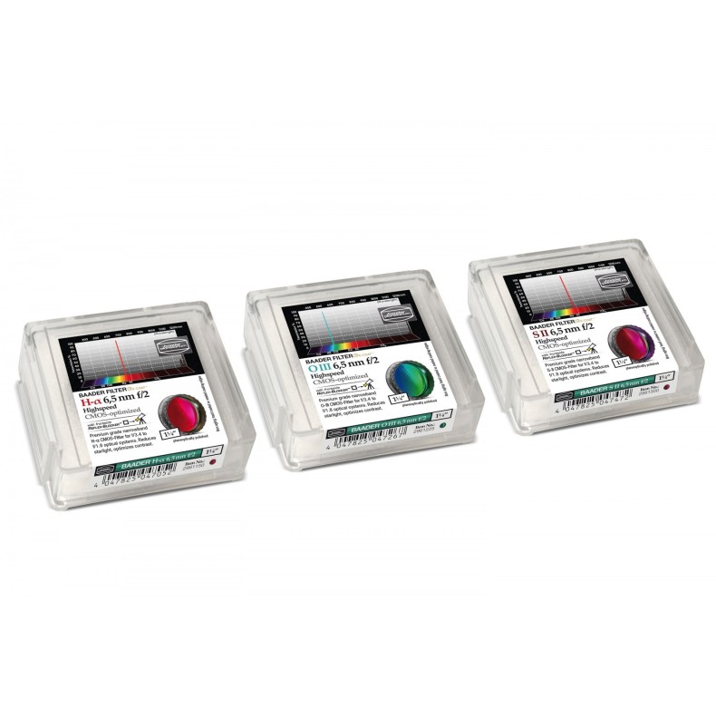 Set de filtros Baader Highspeed 6.5nm... Set de filtros Baader Highspeed 6.5nm...