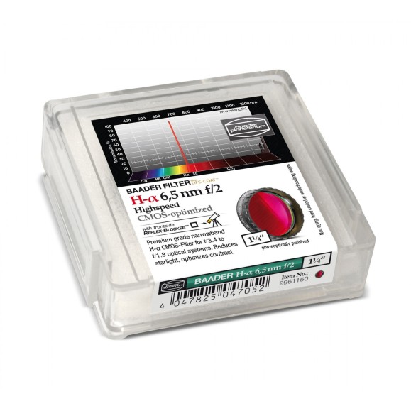 Filtros Baader H- alpha Highspeed 6.5nm Ø 1¼" optimizados para CMOS