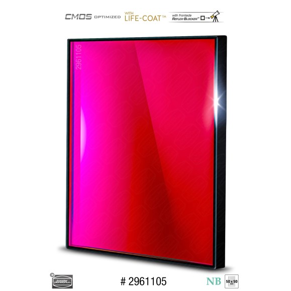 Filtros Baader H-alpha Narrowband 6.5nm 50x50 mm optimizados para CMOS