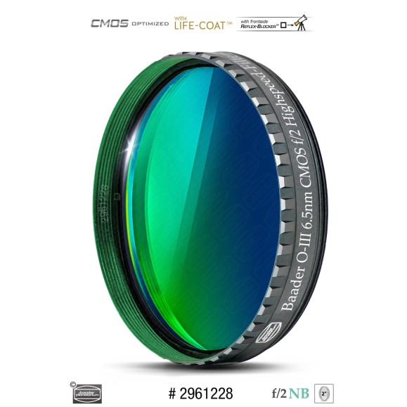 Filtro Baader O-III Highspeed 6,5nm Ø 2" optimizado para CMOS