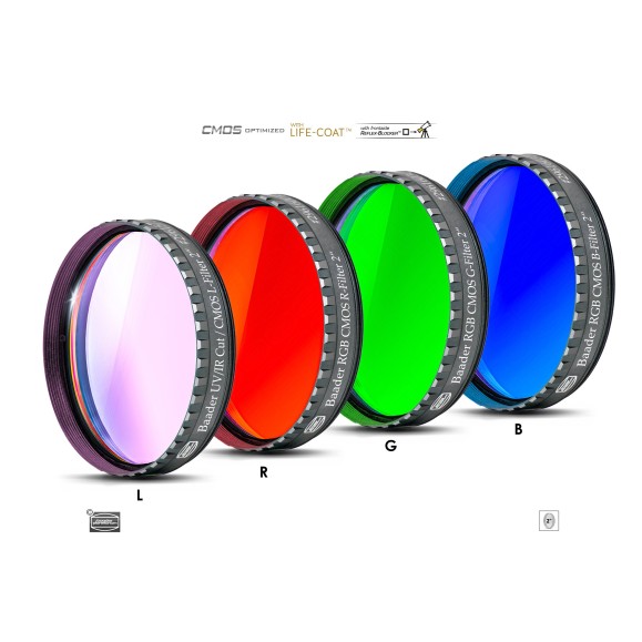 Set de filtros LRGB 2" Optimizados para CMOS de Baader Planetarium
