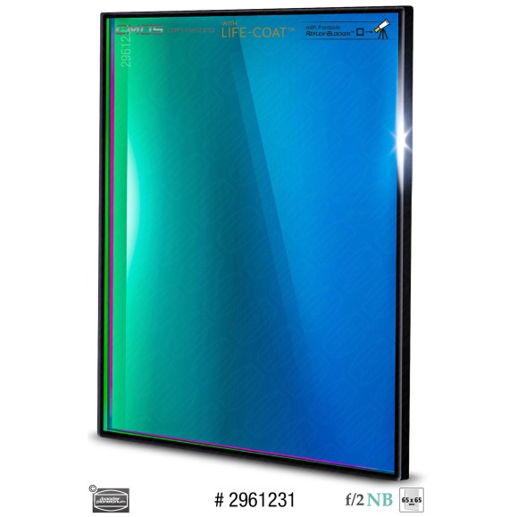 Filtro Baader O-III Highspeed 6,5nm 65x65 mm optimizado para CMOS