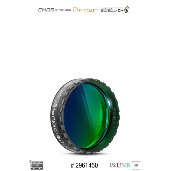 Filtro Baader O-III Ultra-Highspeed 4nm Ø 1¼" optimizado para CMOS