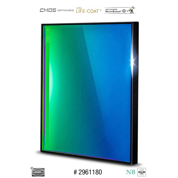 Filtro Baader O-III Narrowband 6,5nm 50x50 mm optimizado para CMOS