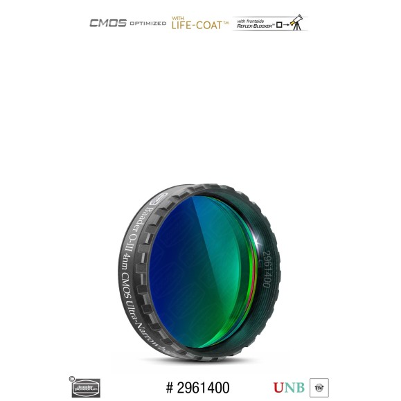 Filtro Baader O-III Ultra-Narrowband 4nm Ø 1¼" optimizado para CMOS