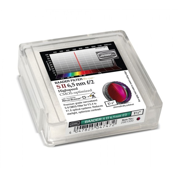 Filtro Baader S-II Highspeed 6,5nm Ø 1¼" optimizado para CMOS