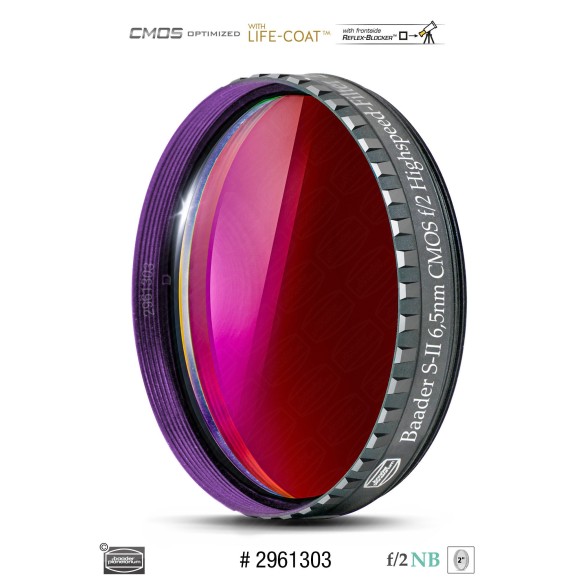 Filtro Baader S-II Highspeed 6,5nm Ø 2" optimizado para CMOS