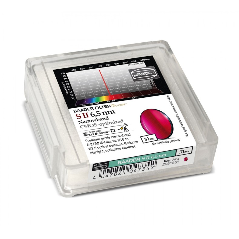 Filtro Baader S-II Narrowband 6,5nm Ø... Filtro Baader S-II Narrowband 6,5nm Ø...