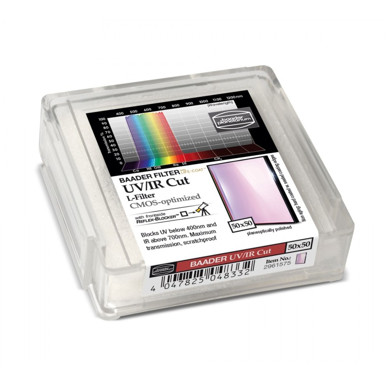 Filtro Baader UV/IR-Cut / L de 50X50... Filtro Baader UV/IR-Cut / L de 50X50...