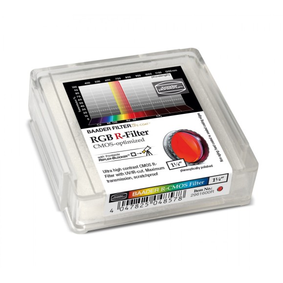 Filtro Baader RGB-R  Ø de 1¼" optimizado para CMOS