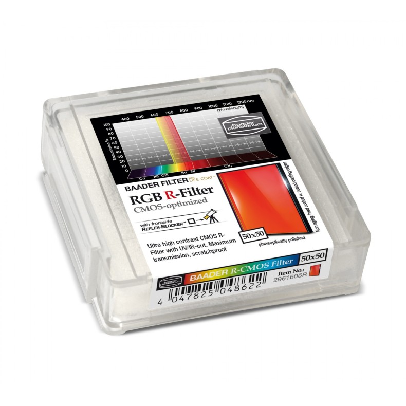 Filtro Baader RGB-R de 50x50 mm... Filtro Baader RGB-R de 50x50 mm...