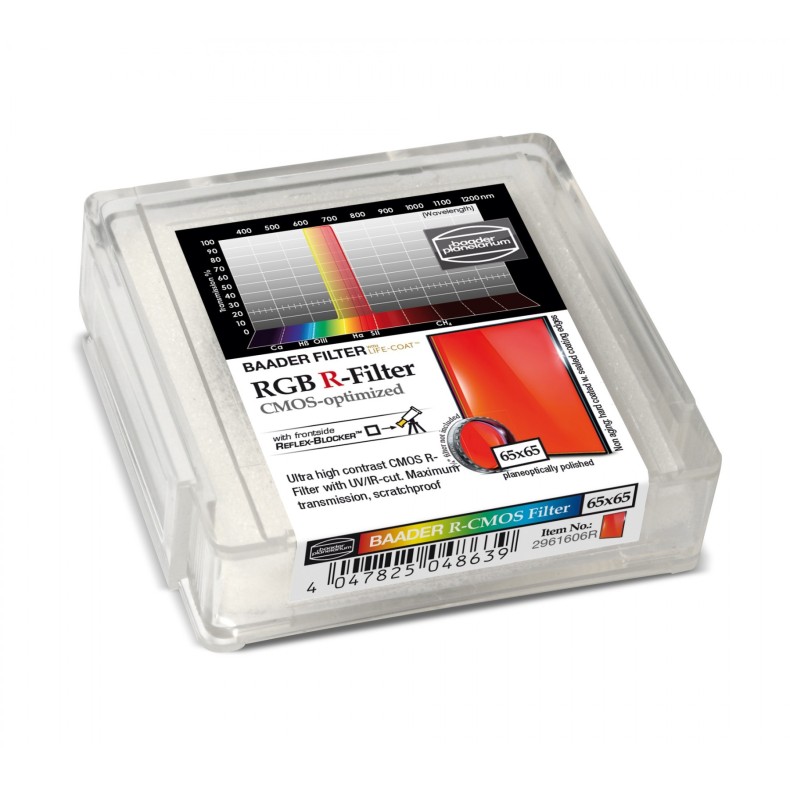 Filtro Baader RGB-R de 65x65 mm...