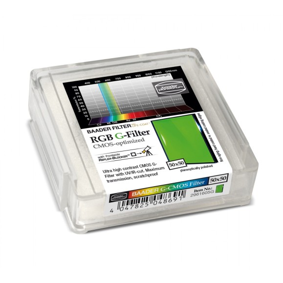 Filtro Baader RGB-G de 50x50 mm optimizado para CMOS