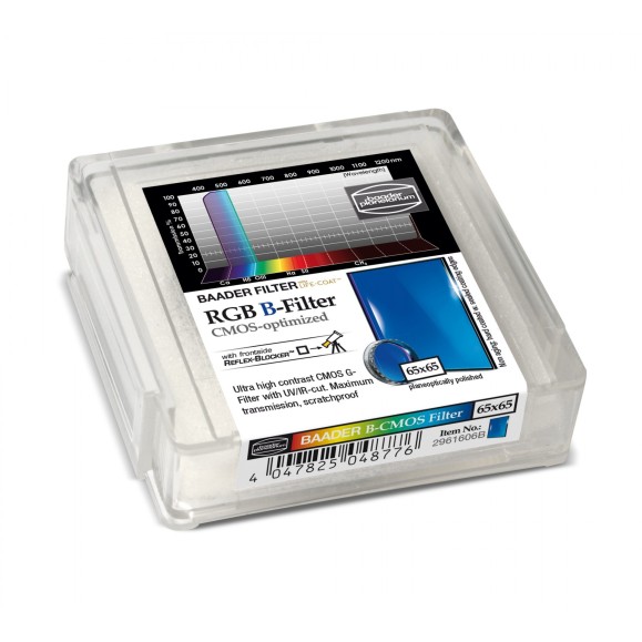Filtro Baader RGB-B de 65x65 mm optimizado para CMOS
