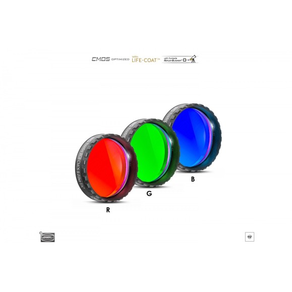 Set de filtros Baader RGB  Ø de 1¼" optimizados para CMOS