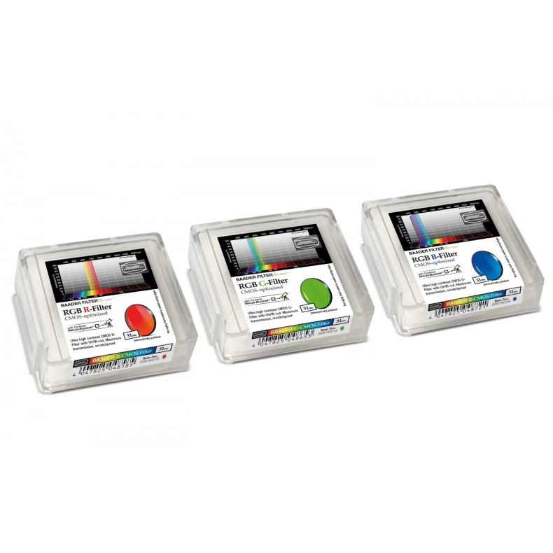 Set de filtros Baader RGB  Ø de 31 mm...