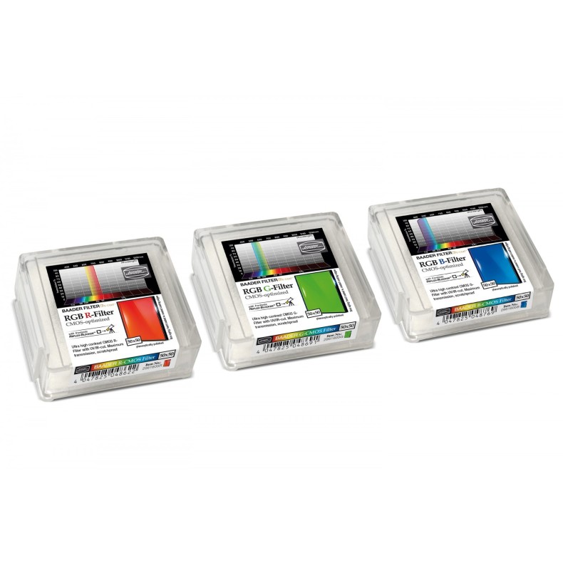 Set de filtros Baader RGB de 50x50 mm...