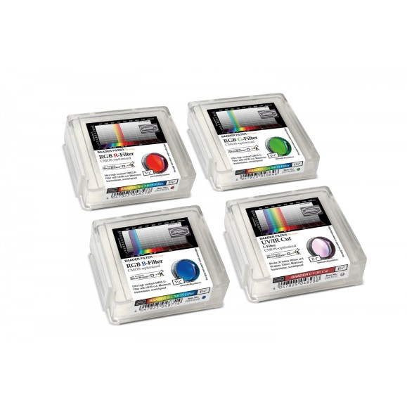 Set de filtros Baader LRGB  Ø de 1¼" optimizados para CMOS