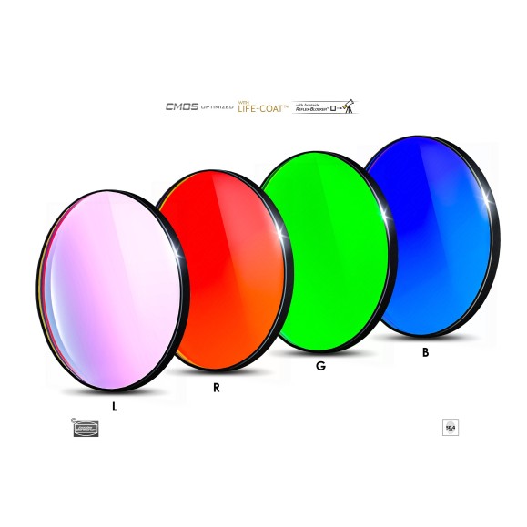 Set de filtros Baader LRGB  Ø de 50,4 mm optimizados para CMOS