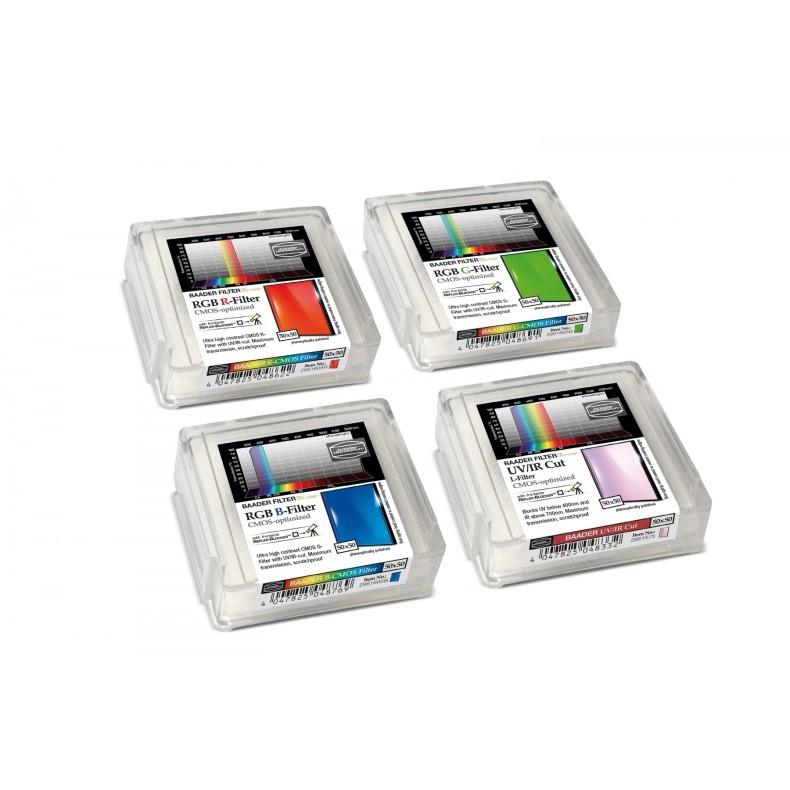 Set de filtros Baader LRGB de 50x50... Set de filtros Baader LRGB de 50x50...