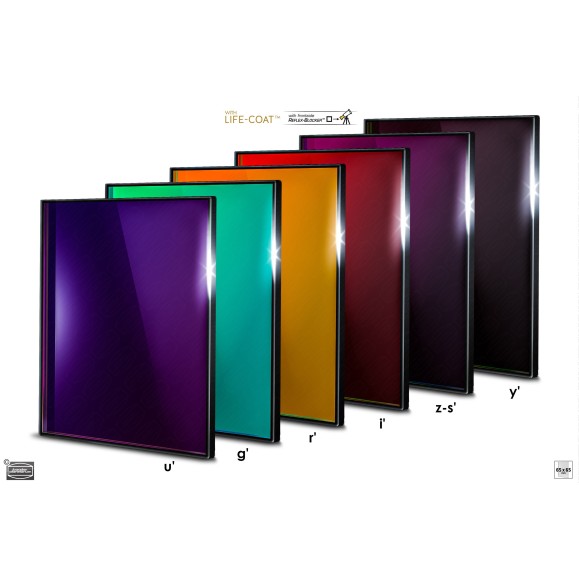 Set de filtros Fotométricos 65x65 mm² SLOAN Baader Planetarium