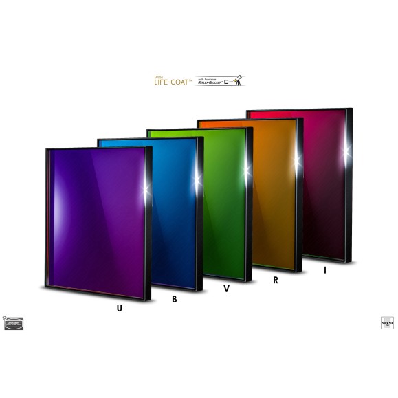 Set de filtros Fotométricos 50x50 mm² BESSEL Baader Planetarium