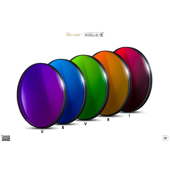Set de filtros Fotométricos Ø 50,4 mm BESSEL Baader Planetarium