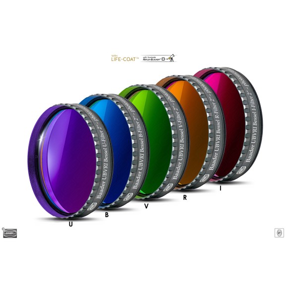 Set de filtros Fotométricos Ø 2" BESSEL Baader Planetarium