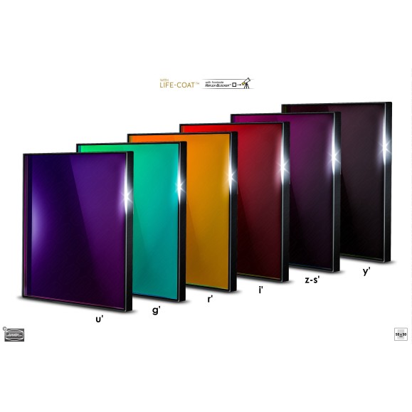 Set de filtros Fotométricos 50x50 mm² SLOAN Baader Planetarium