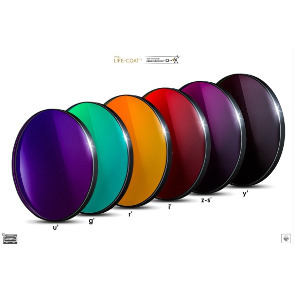 Set de filtros Fotométricos Ø 50,4 mm SLOAN Baader Planetarium