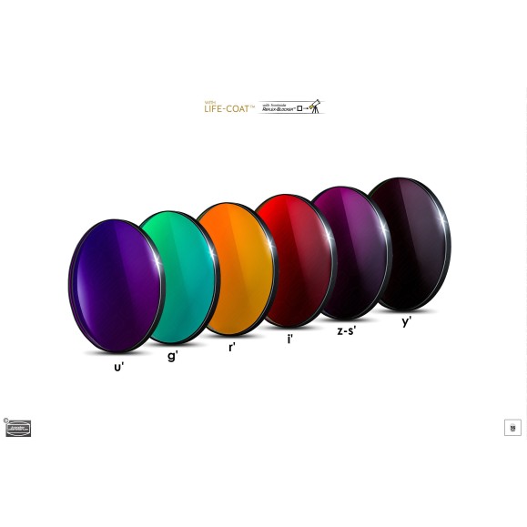 Set de filtros Fotométricos Ø 36 mm SLOAN Baader Planetarium