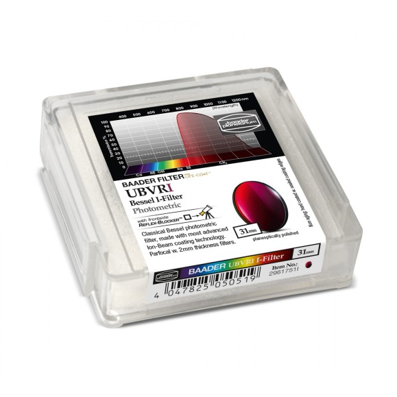 Filtro Fotométrico Ø 31 mm BESSEL UBVRI-I Baader Planetarium