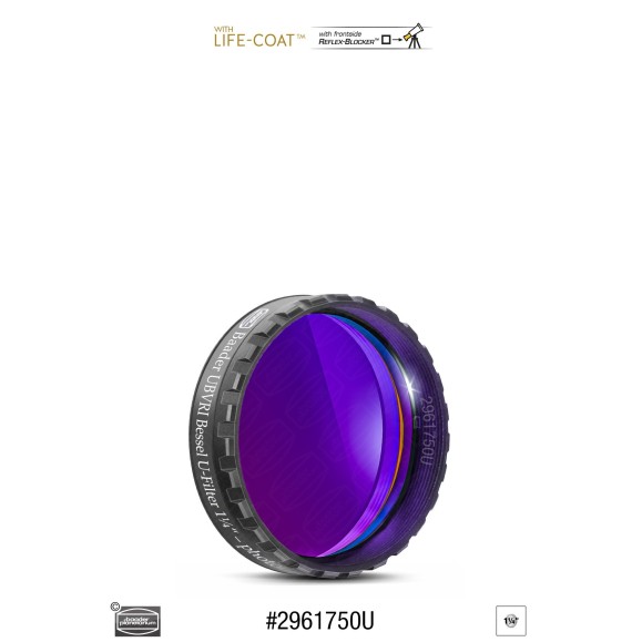 Filtro Fotométrico Ø 1¼" BESSEL UBVRI-U Baader Planetarium