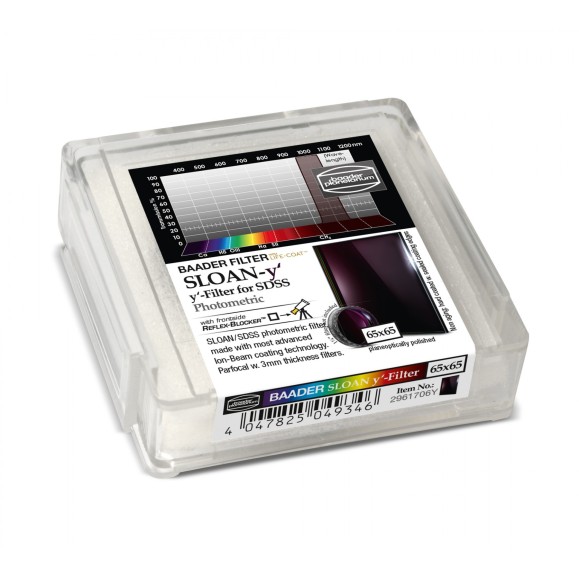 Filtro Fotométrico 65x65 mm² SLOAN-y Baader Planetarium